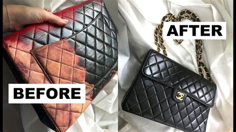 reparation sac chanel|chanel bag restoration.